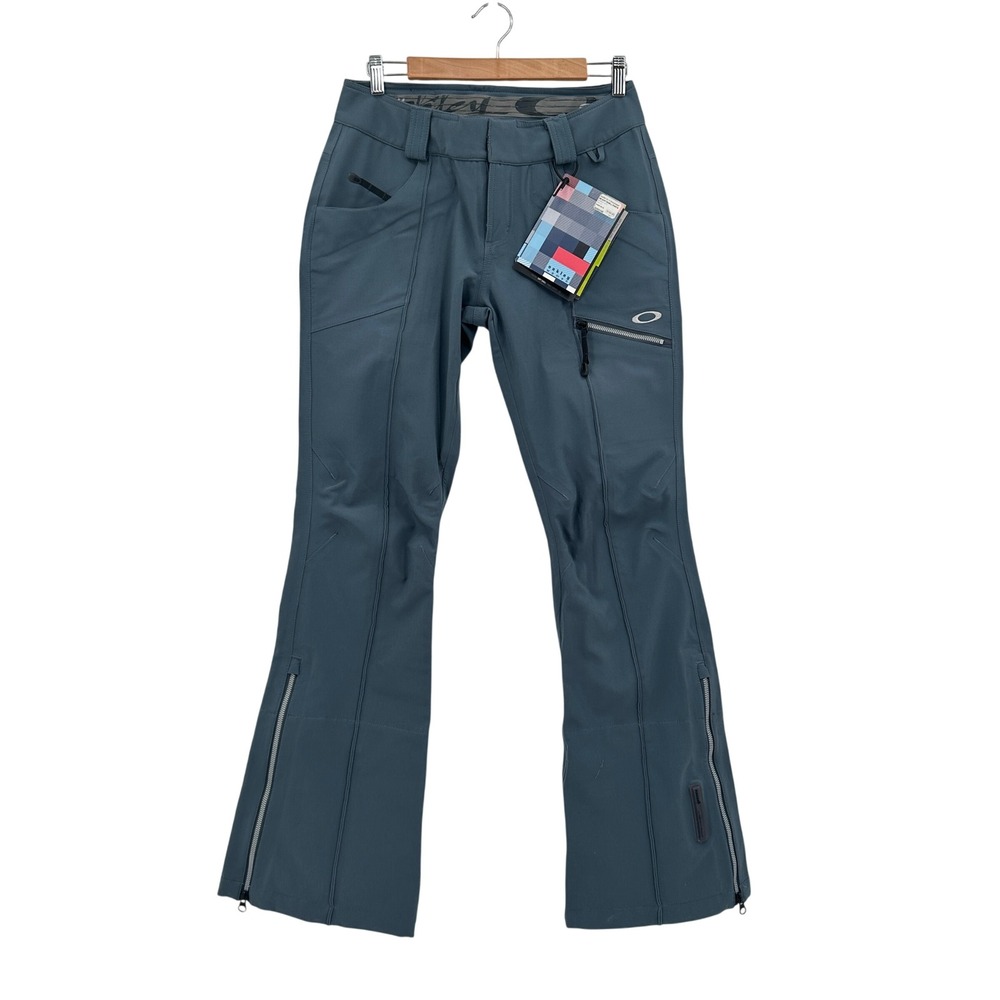 Oakley Women GB Soft Shell Snow Pants Ombre Blue Size‎ S NEW Snowboard Ski